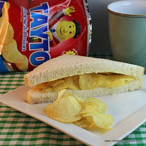 Tayto crisp sandwich